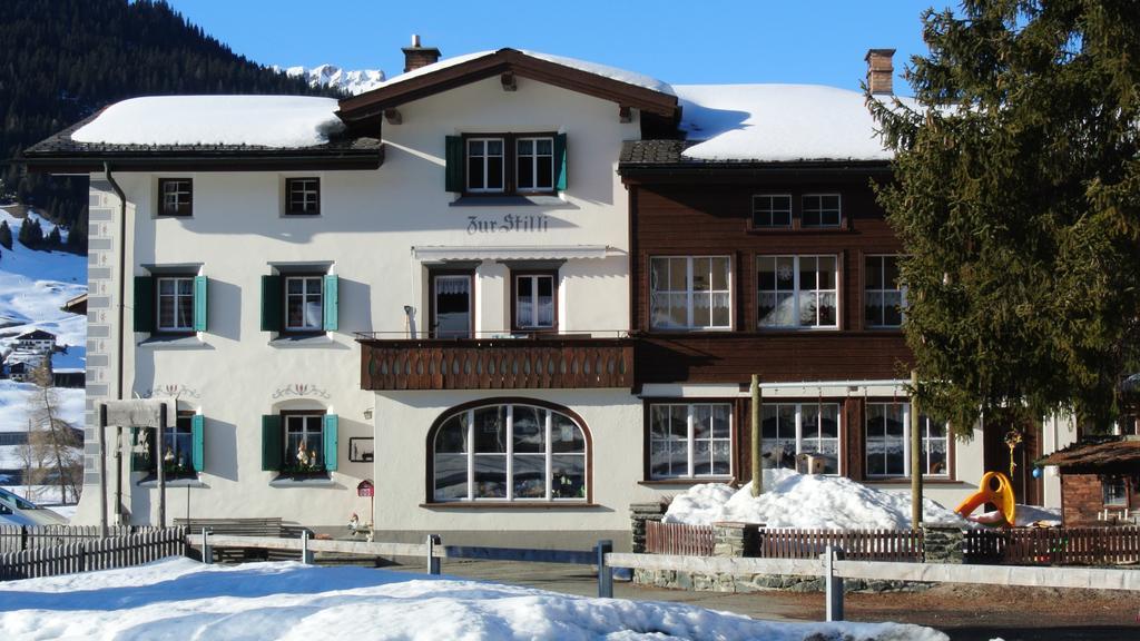 Pension Hof Zur Stilli Apartment Davos Exterior foto